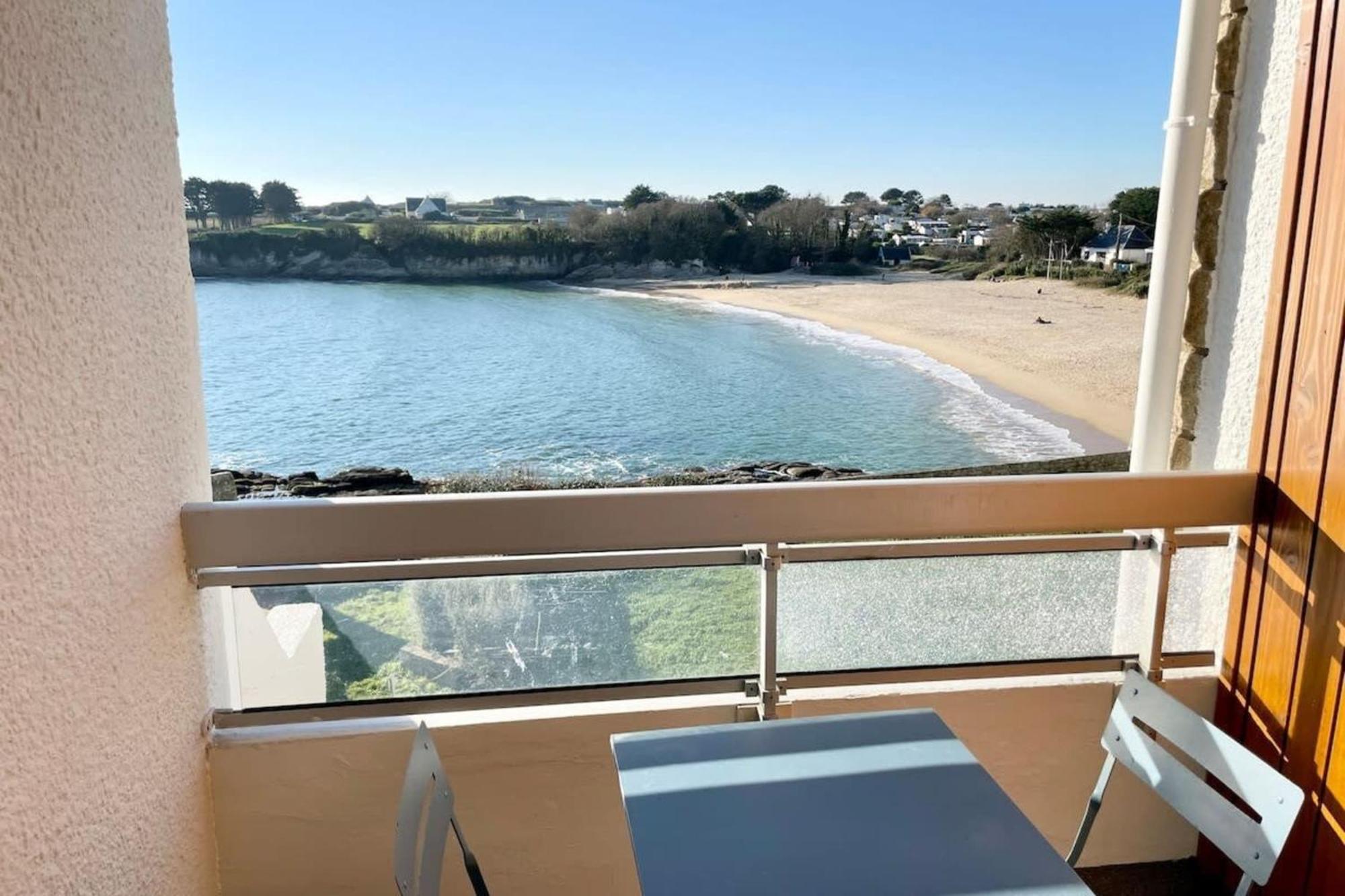 Pieds Dans L'Eau T2 Archi Cosy - Vue Mer 180 Ploemeur Dış mekan fotoğraf