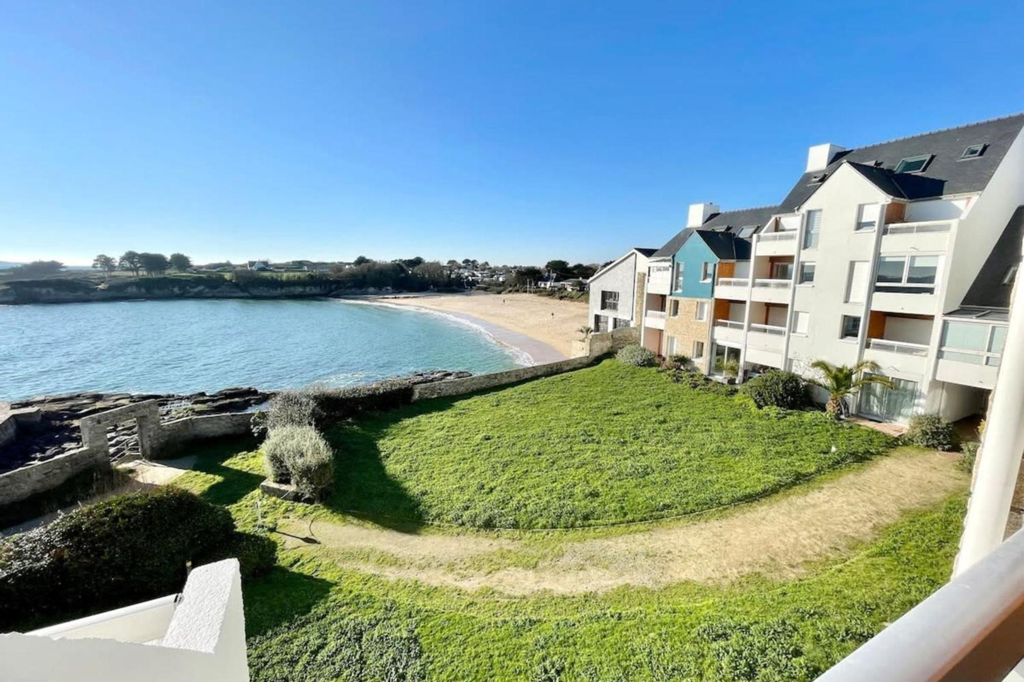 Pieds Dans L'Eau T2 Archi Cosy - Vue Mer 180 Ploemeur Dış mekan fotoğraf